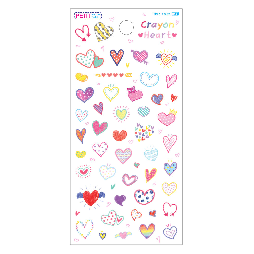 DA5699 크레용 하트