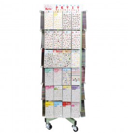 스티커4칸 매대