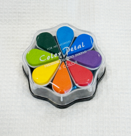 꽃잎 스템프패드(8색)-레인보우